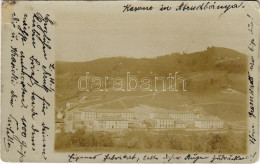 T3 1898 (Vorläufer) Abrudbánya, Abrud; Franz Josef-Kaserne / Ferenc József Laktanya / K.u.K. Military Barracks (r) - Zonder Classificatie