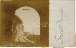 T2/T3 1925 Anina, Stájerlakanina, Stájerlak, Steierdorf; Vasúti Alagút / Railway Tunnel. Hollschütz Photo (EK) - Unclassified