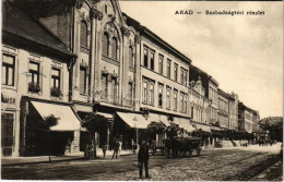 T2/T3 1917 Arad, Szabadság Tér, üzletek. Kerpel Izsó Kiadása / Square, Shops (EK) - Unclassified