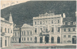 T2/T3 1910 Brassó, Kronstadt, Brasov; Continental Szálloda, Georg Galter üzlete / Hotel, Shop - Non Classés