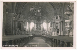 ** T2/T3 Csíksomlyó, Sumuleu Ciuc; Kegytemplom, Belső / Pilgrimage Church, Interior. Atelier Photo - Zonder Classificatie