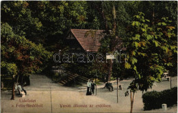 T2 1915 Félix-fürdő, Baile Felix; Vasútállomás Az Erdőben. Kapható Engel Józsefnél / Railway Station In The Forest - Unclassified