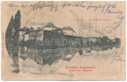 * T4 Fogaras, Fagaras; Vár. Szinberger Manó Kiadása / Die Fogaraser Festung / Castle (r) - Non Classés