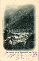 T2/T3 1900 Herkulesfürdő, Herkulesbad, Baile Herculane; Herkulesbad Von Der Coroninihöhe Aus / Látkép A Coronini Magasla - Non Classés