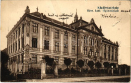 * T4 1918 Kézdivásárhely, Targu Secuiesc; Római Katolikus Főgimnázium / Catholic Grammar School (b) - Non Classés