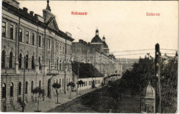 T2/T3 1909 Kolozsvár, Cluj; Emke Tér. Ujhelyi és Boros Kiadása / Square, Street View (EK) - Non Classés