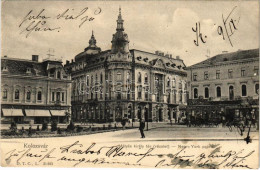 * T2/T3 1903 Kolozsvár, Cluj; Mátyás Király Tér, New York Palota, Tauffer Dezső, Jeszenszky Ferenc, Schefer András, Schu - Unclassified