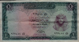 BILLET  ONE POUND  Pays EGYPTE état  TB - Egypte