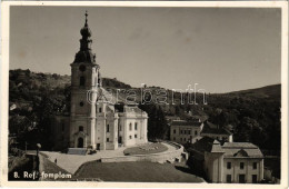 T2/T3 1944 Zilah, Zalau; Református Templom. Seres Béla Kiadása / Calvinist Church (EK) - Unclassified