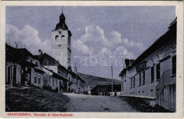 * T2/T3 Gölnicbánya, Göllnitz, Gelnica; Városház, Takarékpénztár, Utca. Feitzinger Ede No. 1114. 1917. / Town Hall, Savi - Sin Clasificación