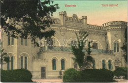 T2 1910 Komárom, Komárno; Tiszti Kaszinó "Viribus Unitis" Felirattal, Dósa József üzlete. L.H. Pannonia / Officers' Casi - Zonder Classificatie