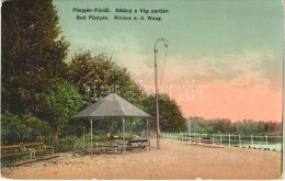 T2/T3 1913 Pöstyén, Pistyan, Piestany; Sétány A Vág Partján. Laufer Nándor Kiadása / Riviera A. D. Waag / Váh Riverside  - Unclassified