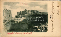 T2/T3 1900 Szepesváralja, Spisské Podhradie; Vár Romjai / Hrad / Castle Ruins (EK) - Ohne Zuordnung