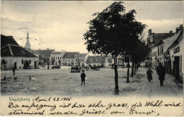 T2/T3 1906 Vágújhely, Neustadt An Der Waag, Nové Mesto Nad Váhom; Piac Tér, Horovitz Adolf üzlete és Saját Kiadása / Mar - Sin Clasificación