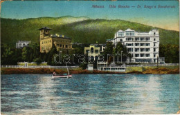 T2/T3 1914 Abbazia, Opatija; Villa Rosalia, Dr. Szego's Sanatorium (EK) - Ohne Zuordnung