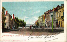 * T2/T3 1914 Bród, Nagyrév, Slavonski Brod, Brod Na Savi; Jelacicev Trg / Square (EK) - Non Classés