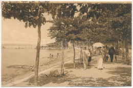 * T2/T3 1909 Crikvenica, Cirkvenica; Na Obali / Tengerparti Sétány / Am Strande / Promenade, Seashore (ragasztónyom / Gl - Sin Clasificación