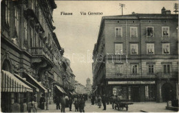 T2 1905 Fiume, Rijeka; Via Governo / Street, Shop Of Salamon Weisz - Sin Clasificación