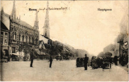 * T2/T3 1906 Árpatarló, Ruma; Hauptgasse / Fő Utca, üzlet, Piac / Main Street, Shop, Market (EK) - Non Classés