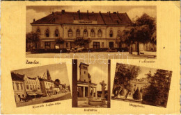 T3 1944 Zombor, Sombor; Vadászkürt Szálloda, Kossuth Lajos Utca, Kálvária, Megyeháza / Hotel, Street, Calvary, County Ha - Non Classificati