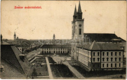 T2/T3 1910 Zombor, Sombor; Látkép Madártávlatból / General View (EK) - Unclassified