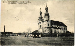 T2/T3 1912 Boldogasszony, Fertőboldogasszony, Frauenkirchen; Kegytemplom. Horváth J. Kiadása / Gnadenkirche / Pilgrimage - Non Classificati