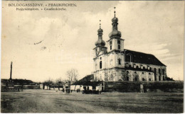 T2/T3 1912 Boldogasszony, Fertőboldogasszony, Frauenkirchen; Kegytemplom. Horváth J. Kiadása / Gnadenkirche / Pilgrimage - Sin Clasificación