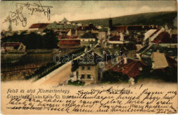 T2/T3 1902 Kismarton, Eisenstadt; Felső és Alsó Kismartonhegy. Anton Pinter Kiadása / Ober- Und Unterberg (links Kirche  - Sin Clasificación