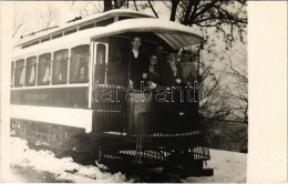 * T2/T3 Cincinnati (Ohio), Newport & Covington Railway, The Green Line Parlor Car, Tram "Kentucky" At Winter. Photo - Unclassified