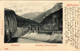 T2 1904 Höllental,Höllenthal; Windbrücke, Schneeberg (Klosterwappen) / Bridge - Ohne Zuordnung