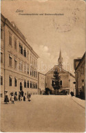 T2/T3 1918 Lienz (Tirol), Franziskanerkirche Und Knabenvolksschule / Church And School (small Tear) - Sin Clasificación