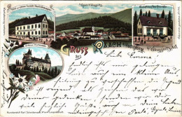 T2 1898 (Vorläufer) Raach Am Hochgebirge, Hotel Zur Schönen Aussicht (Rosalia Westermayer), Geschäftshaus Peter Ehrenhöf - Unclassified