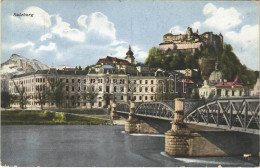 T3/T4 1924 Salzburg, Bridge, Castle (tear) - Non Classés