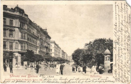T3 1900 Brno, Brünn; Bahnring / Street View, Police Officers (EK) - Non Classés