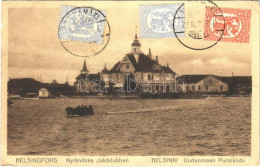 T2/T3 1928 Helsinki, Helsingfors; Nylandska Jaktklubben / Uudenmaan Pursiklubi / Yacht Club, Motorboat. TCV Card (EK) - Unclassified