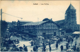 * T2 1930 Corbeil, Les Halles / Market Hall, Old Church - Non Classés