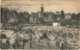 T3 1931 Dinard, La Plage Et Les Hotels / Beach, Hotels (small Tear) - Non Classés