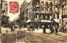 T2/T3 1931 Nancy, La Ville Aux Portes D'Or, Point Central / Street View, Automobiles, Policeman, Shops. TCV Card - Non Classificati