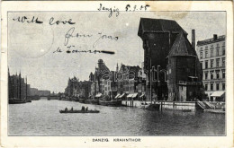 T3 1905 Gdansk, Danzig; Krantor / City Gate, Canal (Rb) - Sin Clasificación