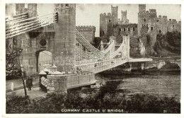 ** T2/T3 Conwy, Conway Castle And Bridge - Sin Clasificación