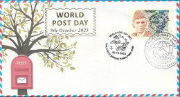 Pakistan - FDC World Post Day Specially Over Printed Stamp And " Limited Edition Printed Cover " Hard To Find - Pakistan