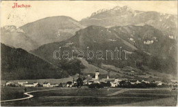 T3 1909 Aschau Im Chiemgau, General View, Church. O. Blaschke Kgl. Bayr. Hoflieferant 1271. (wet Corner) - Ohne Zuordnung