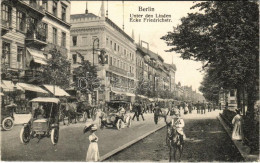 * T2/T3 Berlin, Unter Den Linden Ecke Friedrichstrasse / Street View, Victoria Café, Ludwig Fischer Shop. Montage With A - Sin Clasificación