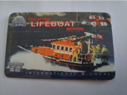 GREAT BRITAIN / 2 POUND  /  ET TELECARD/ ROYAL LIFEBOAT INSTITUTE/ FIREWEAR RESCUE/   /    PREPAID CARD/ MINT  **15711** - [10] Collections