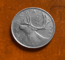 CANADA 25 Cents 1950 Georgivs VI Argent  N°153 D - Canada