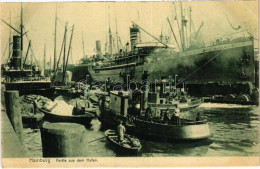 ** T2 Hamburg, Partie Aus Dem Hafen / Harbor, Port, Steamships, Boats. Knackstedt & Näther Lichtdruckerei. "Luxusdruck"  - Ohne Zuordnung