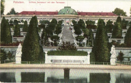 T2 1908 Potsdam, Schloss Sanssouci Mit Den Terrassen - Ohne Zuordnung