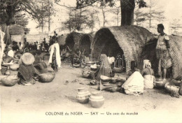 ** T2 Say, 'Colonie Du Niger', Un Coin Du Marché / The French Colony In Nigeria, Corner Market - Sin Clasificación