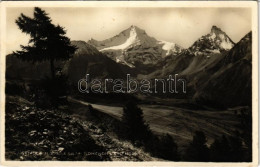 T2 1934 Alpi Graie, Graian Alps; La Grivola E Grand Nomenon Lato Nord / Mountains - Unclassified