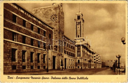 * T2/T3 Bari, Lungomare Nazario Sauro, Palazzo Delle Opere Pubbliche / Palace Of Public Works (EK) - Non Classés